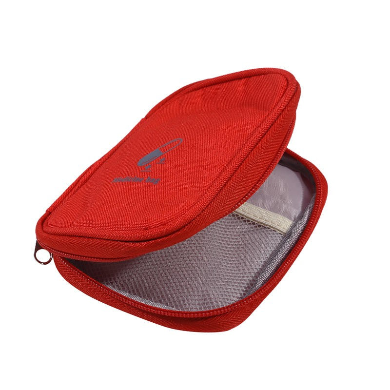Portable First Aid Medical Kit Travel Outdoor Camping Emergency Medicine Storage Bag Travel Mini  Pouch Organizer Pill Case
