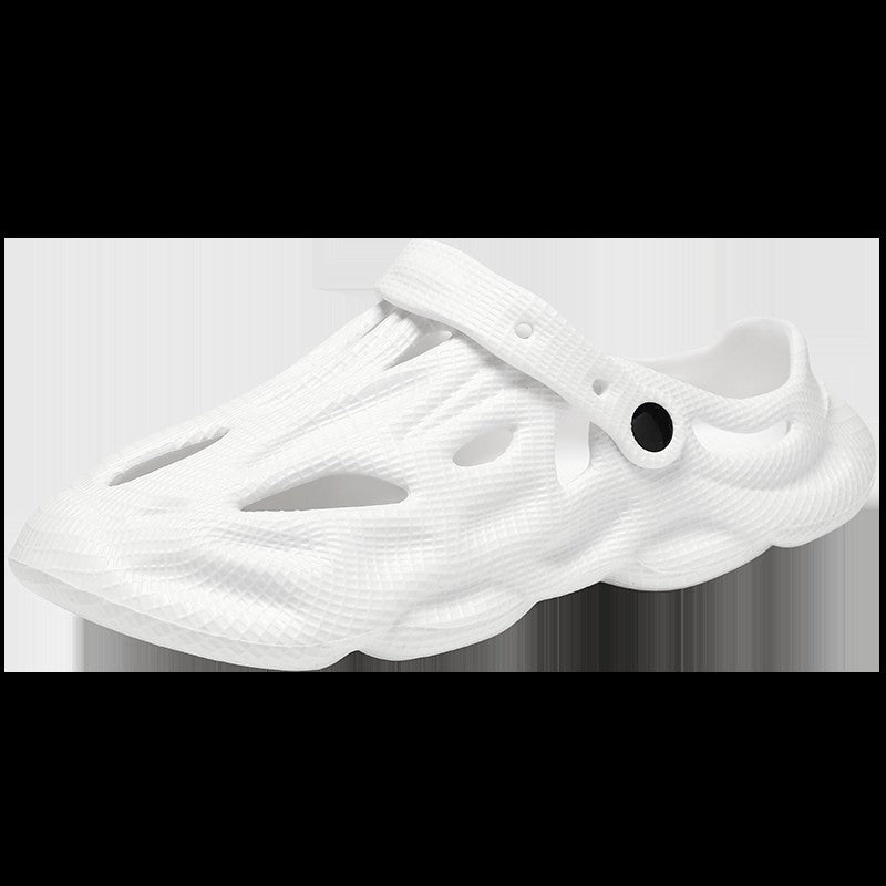 New Men's Summer Leisure Fashion Jelly Shoes EVA Soles Comfortable Platform Slippers Outdoor Beach Sandals Garden Shoes