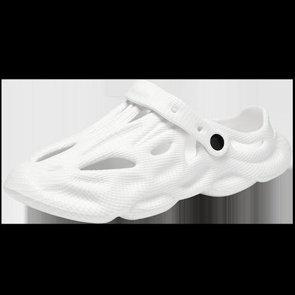 New Men's Summer Leisure Fashion Jelly Shoes EVA Soles Comfortable Platform Slippers Outdoor Beach Sandals Garden Shoes