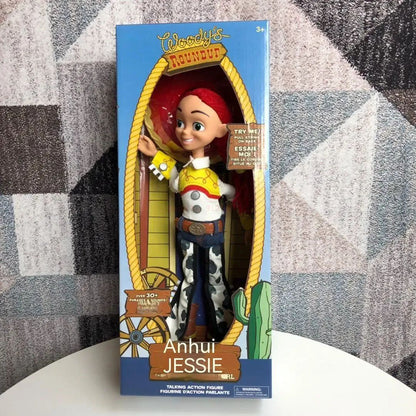 Anime Disney Toy Story 4 Falante Woody Buzz Jessie Rex Figuras de Ação Decoração de Anime Coleção de Brinquedos Colecionáveis Modelo para Presentes