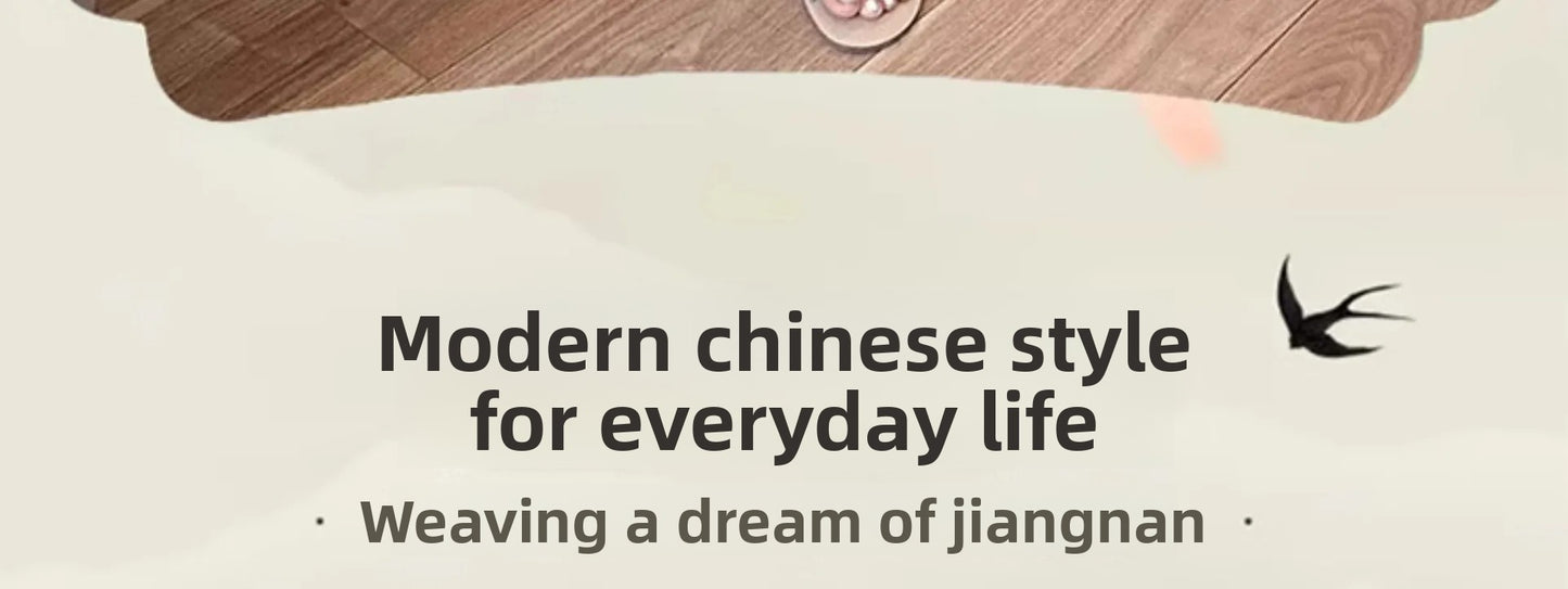 Plus Size Acetate Wide Leg Pants Women's Spring Autumn National Style Print High Waist Slimming Drapey Cool Large Size Women'...