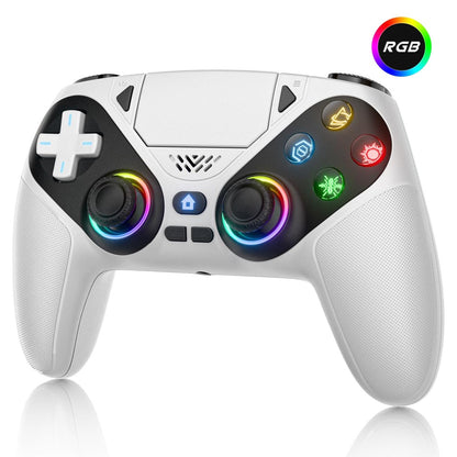 RGB Light Controller For PlayStation 5/PS5 Pro/Slim/PC Wireless Gamepad Marco/Turbo NO Drift Hall Effect Gaming Control Joystick