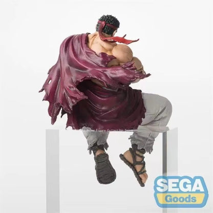 Figura SEGA Street Fighter 6 Chokonose Premium Ryu/Chun-Li Coleção de Brinquedos Presentes Modelo Enfeites Estátua
