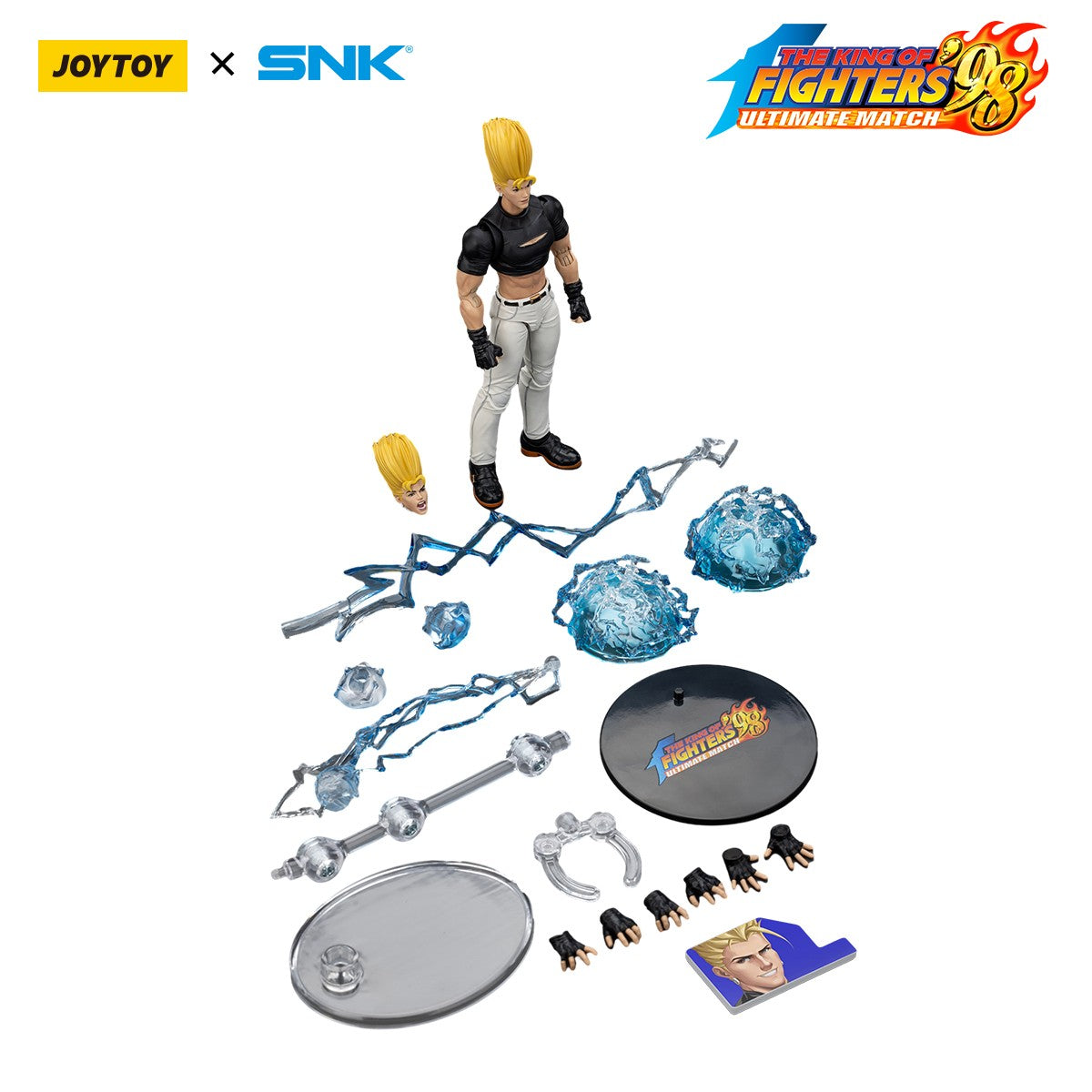 JOYTOY SNK Boneco de Ação 1/18 KOF 98UM Time de Heróis Kyo Kusanagi Goro Daimon Benimaru Nikaido Figuras Brinquedos Modelo