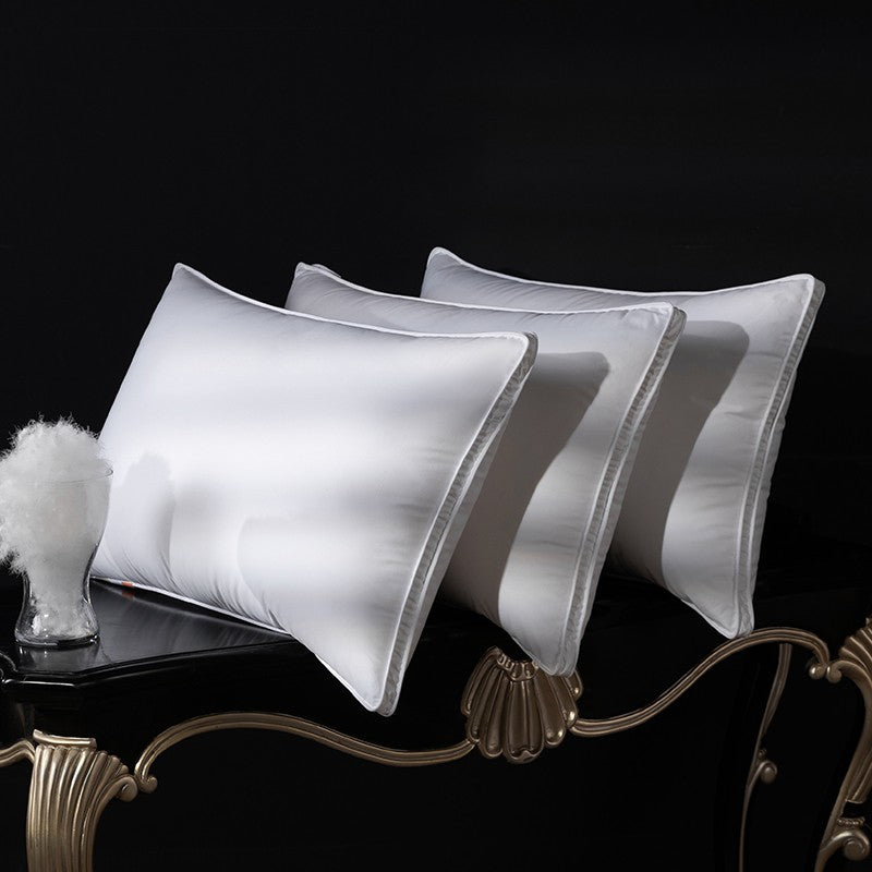 95% Pure Goose Down Pillow 1200TC Anti - Drill Pima Fabric 1000 Cleanliness 1000+ Loft Multiple Sizes (50x70cm etc.)