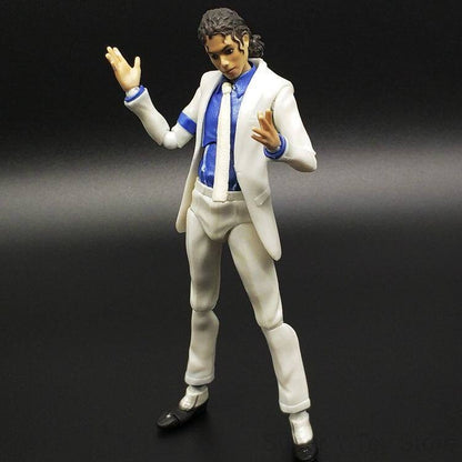 Hot Michael Jackson Smooth Criminal Moonwalk Action Michael Jackson Mj Thriller Joint Movable Figure Model Toys Christmas Gift