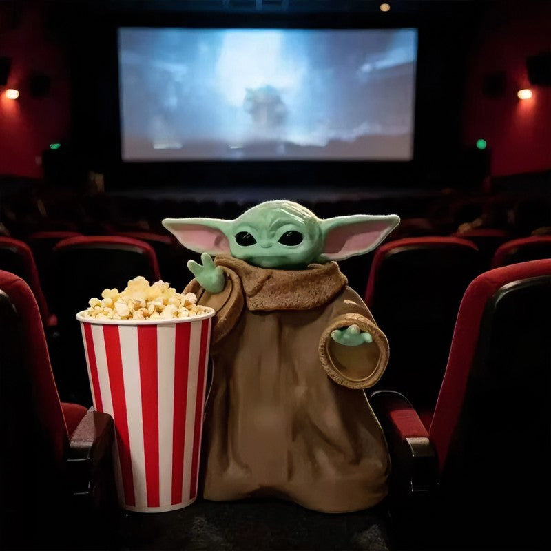 Super New Star Wars Mandalorian Boba Stormtrooper Yoda Shaped Popcorn Bucket Anime Peripheral Ornaments Toys Gift