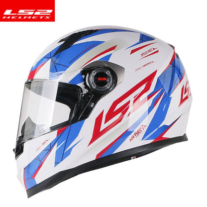 Capacete de motocicleta LS2 FF358 Capacete integral LS2 Draze para homens e mulheres Capacete de corrida de moto com casco de ABS Cascos Para Moto Aprovado pela ECE