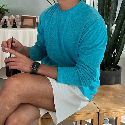 Men's Summer Quick Dry Breathable Gym Fitness Sports Running Ruffled Casual Shorts Workout Jogger Short Pants Loose Sweatpants