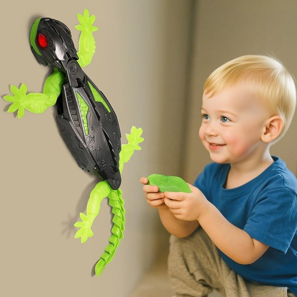 Robô de Brinquedo Lagarto Biomimético Realista RC Escalador de Parede Controle Remoto Gecko Que Escala Vidro e Paredes Lisas Decoração de Interiores de Carros