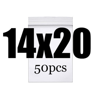 Clear Thick Zip Lock Ziplock Storage Bags Heavy-Duty Transparent Plastic Zip Package Small Jewelry Packing Reclosable Poly Pouch