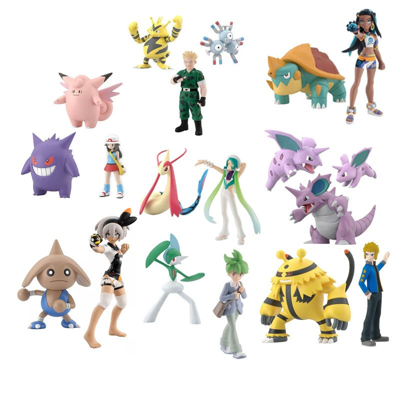 In Stock Pokemon Action Figure Ectoplasma Electabuzz The World of Proportions Anime Model Desktop Ornament Children Toys Gifts