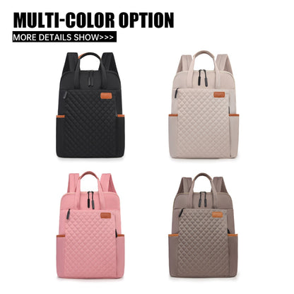 Mochila Coreana Mommy Bag, Mochila Simples de Nylon de Grande Capacidade para Universitários Masculinos e Femininos, Bolsa para Laptop, Mochila de Viagem, Bolsa para Conferências de Embarque