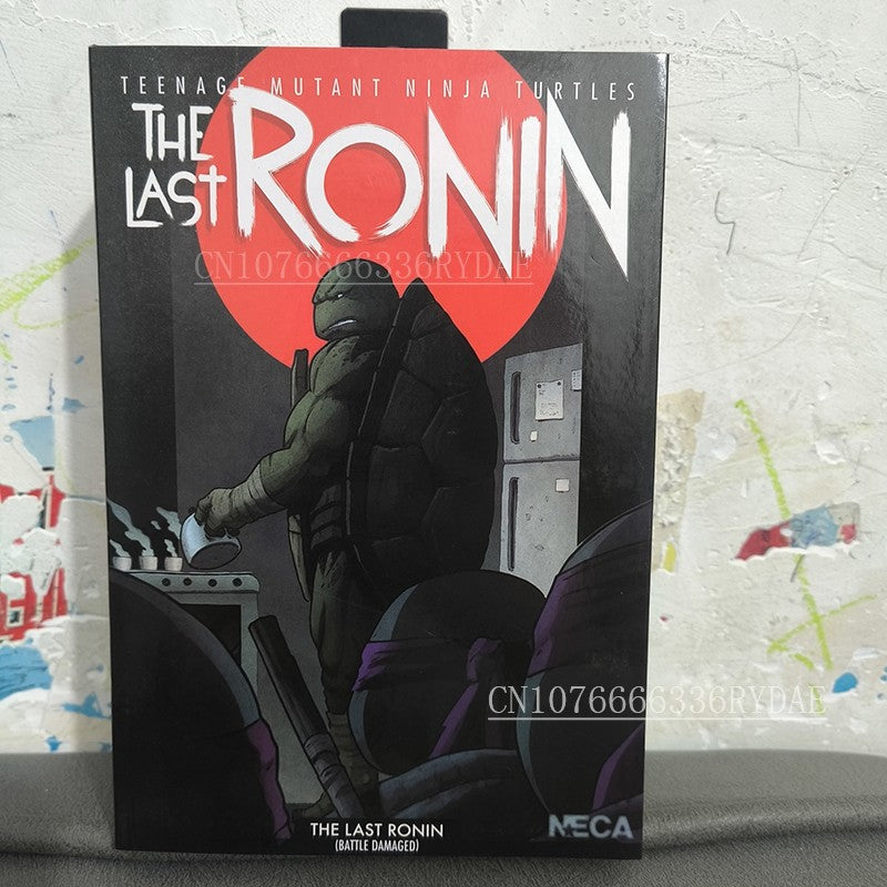 NECA The Last Ronin Leonardo Raphael Donatello Splinter Casey Jones Michelangelo Boneco de Ação Danificado em Batalha Brinquedos TMNT