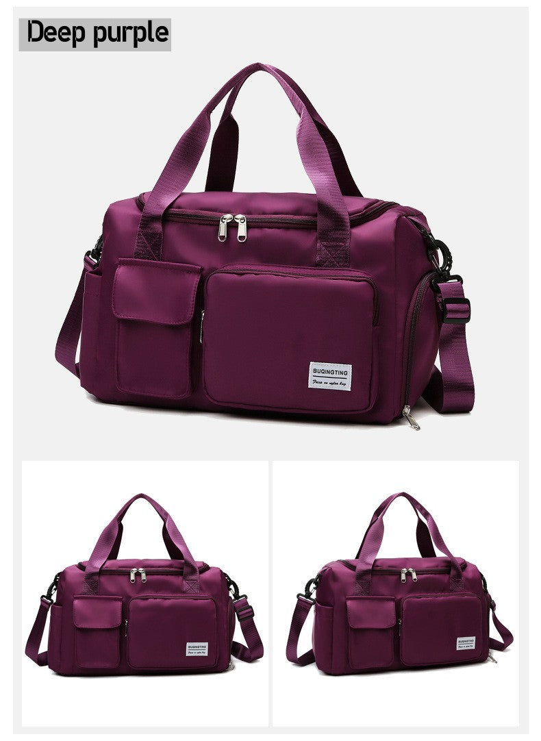 Womne's Travel Bags Handbags Gym Shoulder Bags Oxford Fitness Camping Trekking Bags Hiking Waterproof Outdoor Crossbody Bag