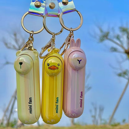 XIAOTREE Cute Mini Fan Kipas Portable Hand Fold Bedside Office USB Charge Battery Table Desk Cooling Folding Handheld Fan