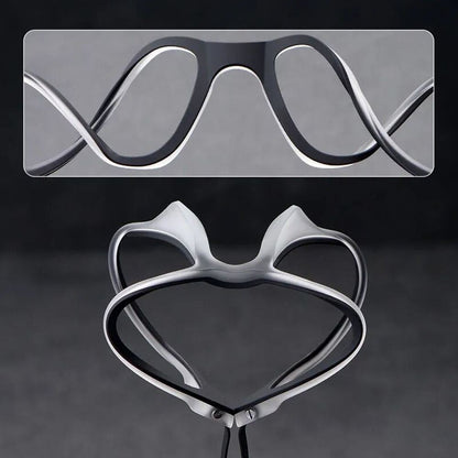 Blue Light Blocking Reading Glasses Men Women Ultralight TR90 Titanium Alloy Optical Frame Eyeglasses Square Eyewear