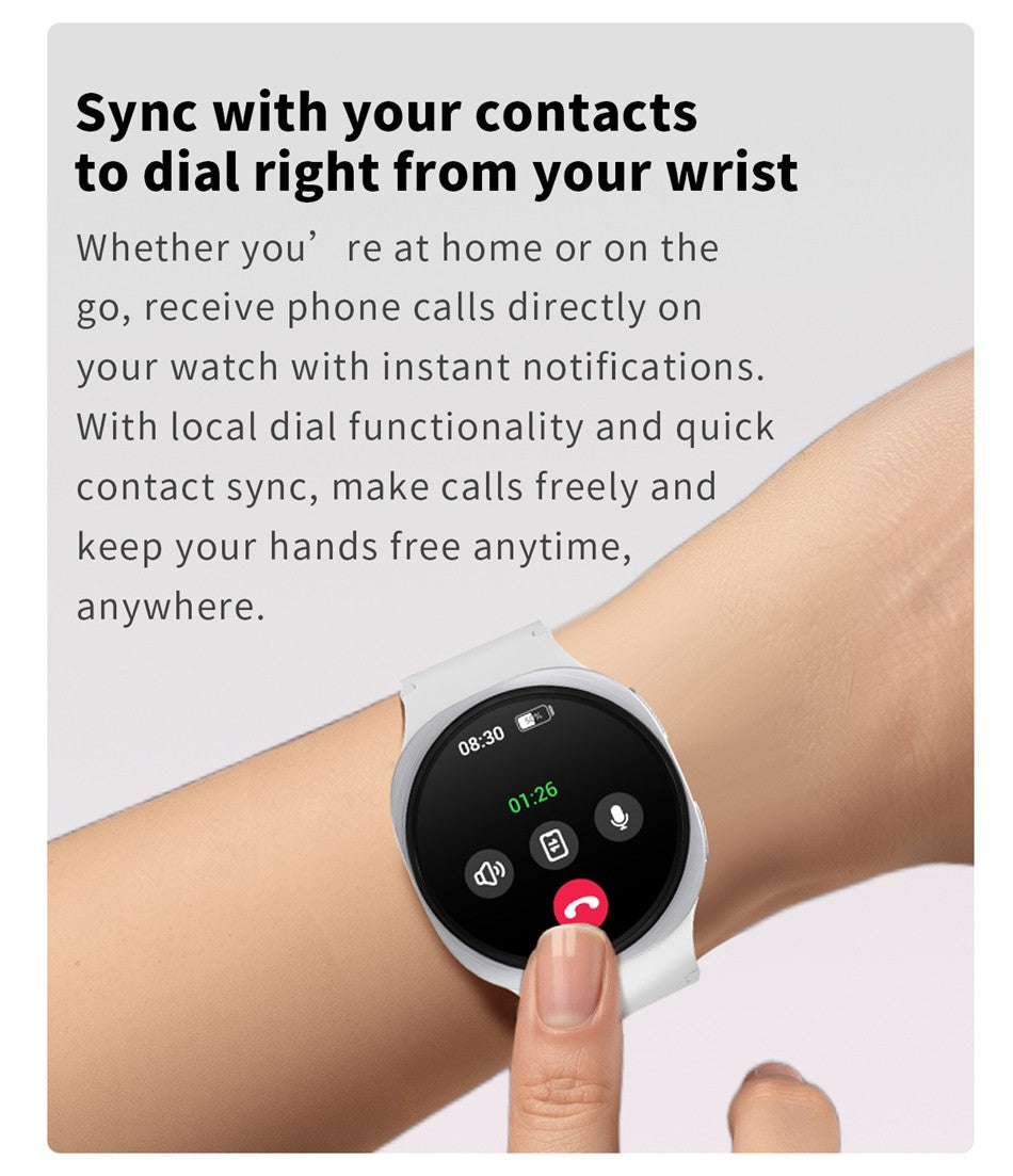 2026 Relógio Smartwatch GPS para Homens Mulheres Esporte Monitor Cardíaco Chamada Bluetooth NFC IP68 À Prova D'água Bússola Smartwatch 8 Mini