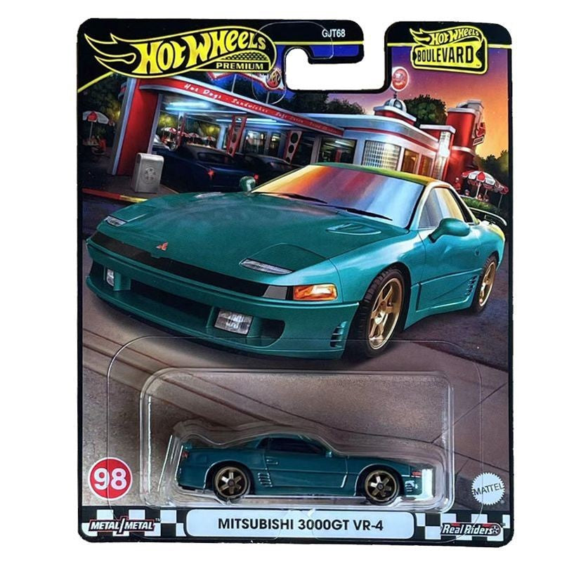 Hot Wheels Originais GJT68 Boulevard Série Veículo Diecast Carroceria de Liga Mitsubishi Customizado Carros de Coleção Modelo Surpresa Em Estoque