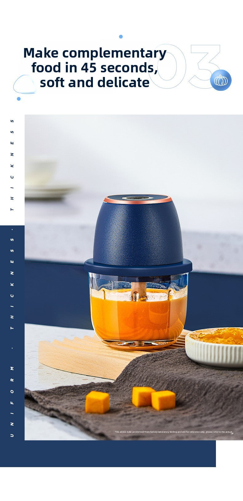 Mini Processador de Alimentos Elétrico TINSOL 350ML, Picador de Carne, Amassador de Alho, USB, Multifuncional, Fatiador de Vegetais, Liquidificador, Misturador de Cozinha