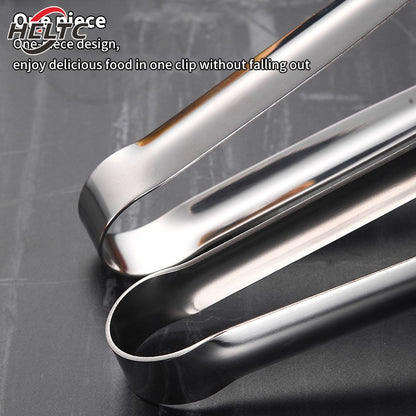 304 Stainless Steel Barbecue Clip Grill Tongs Meat Food Clip Cooking Utensils BBQ Baking Kitchen Accessories Camping Supplies