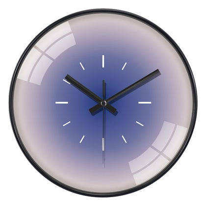 10 Inch Nordic Sunset Wall Clock Fashion Luxury Living Room Non Ticking Creative Fashion Decoration Silent Simple Glass Clock