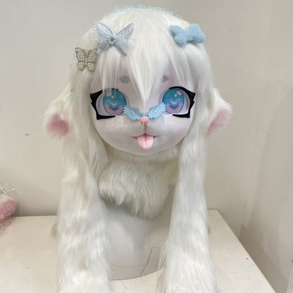 Fursuits head animal head Sheep furry head cute dog head halloween role-playing costume cosplay comic exhibition masks