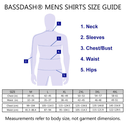Camisa de Pesca Masculina Bassdash UPF 50+ de Manga Longa com Máscara e Capuz Protetor de Pescoço UV para Manter a Cabeça e o Rosto Aquecidos em Atividades ao Ar Livre, Caminhada e Corrida
