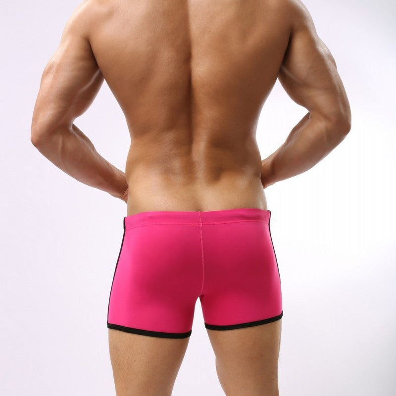 Men's Surf Board Shorts Beachwear Swimming Trunks Men U Convex Pouch Boxer Shorts Bikni Male Panties Underpants