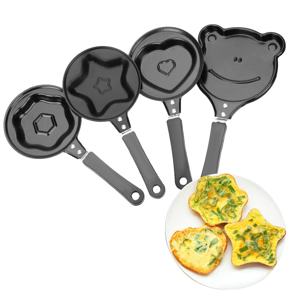 Panela Antiaderente Para Fritar Panquecas, Ovos, Omeletes, Para Café da Manhã, Utensílios de Cozinha Mini