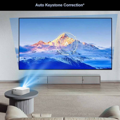Projetor Touyinger L9 1080P Mini Portátil Full HD 4K Vídeo Projetor 15000 Lumens Home Theater Beam TV Opção Versão Android