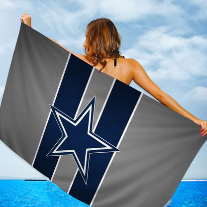 Dallas C-Cowboys Prayer Big Microfiber Beach Towels Quick Dry Towel Sand Beach Towels Pool Towel for Travel Swim Pool Yoga