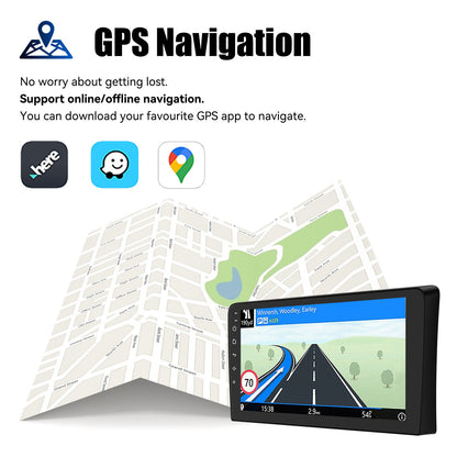 ESSGOO 9" Carplay AndroidAuto Car Stereo Multimedia Player Radio Android 13 GPS SAT Navi Wifi BT FM RDS For Audi A3 8P 2003-2013