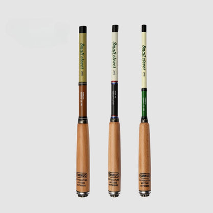 Vara de Pesca 1.2M 1.5M 1.8M Seção Ultra Curta Retrátil 23cm Vara de Carbono Super Leve e Super Dura Bolso Mini Vara