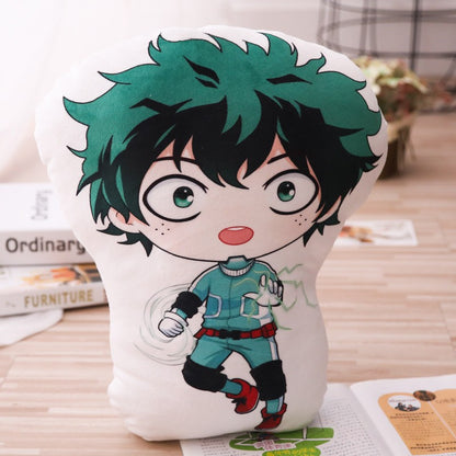 My Hero Academia Plush Stuffed Pillows Anime Boku no Hero Academia Cushion Cute Izuku Dakimakura Kawaii Katsuki Shoto Soft Dolls