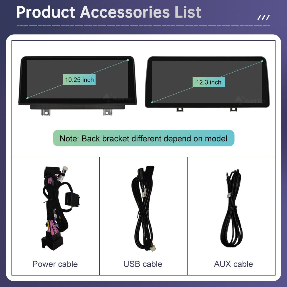 Wireless CarPlay Android Auto Car Multimedia Display For BMW 1 Series  E81 E82 E87 E88 CCC/CIC System Touch Screen Car Radio