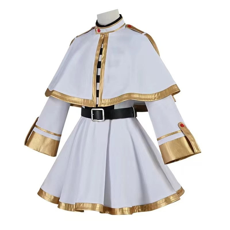 Sousou No Frieren Cosplay Costume Wig Shoes Anime Figures Magician Dress Elf Ear Halloween Party Charistmas for Women