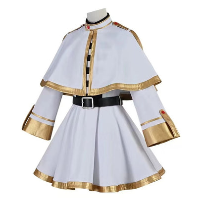 Sousou No Frieren Cosplay Costume Wig Shoes Anime Figures Magician Dress Elf Ear Halloween Party Charistmas for Women
