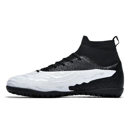 New Men Sport Soccer Shoes Training Boys Football Boots Outdoor Adult Long Spikes Non Slip Cleats Breathable Match Comfortable