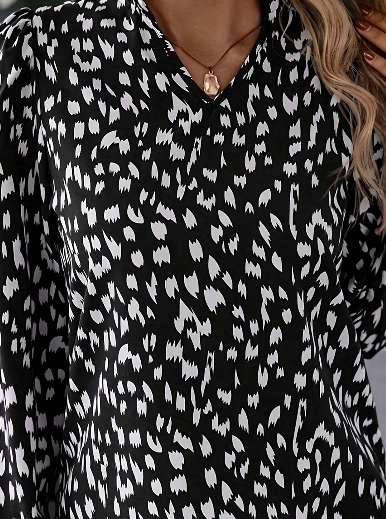 Women's plus size shirt summer chic elegant shirt casual women's fashionable shirt