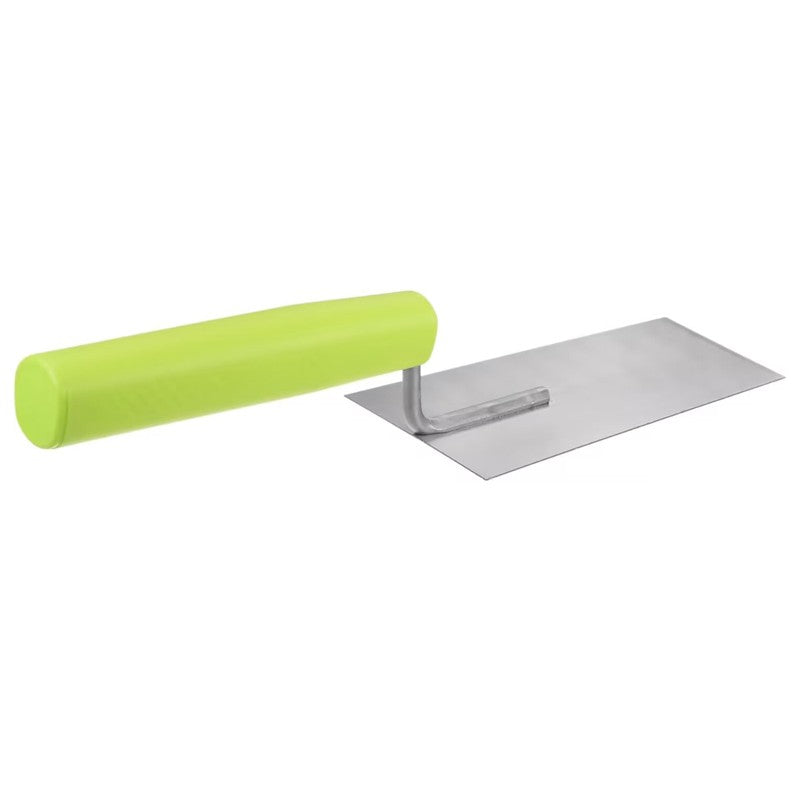Espátula de Gesso para Mão Chata, Ferramenta de Reparo de Parede Seca, Tinta, Concreto, Ferramentas de Construção, Painel de Aço Carbono com Cabo de Borracha, Ferramentas Manuais