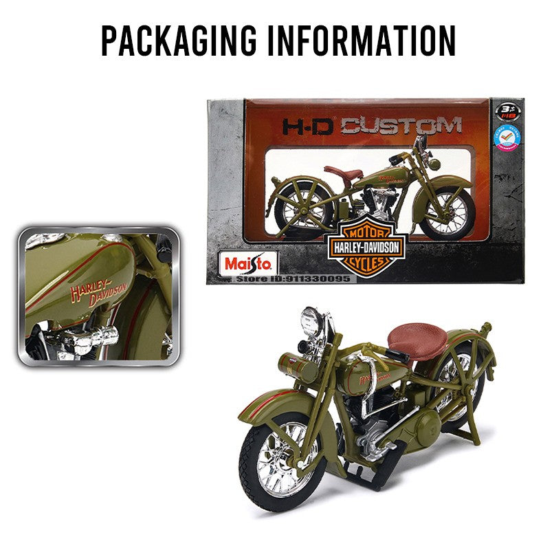 Maisto 1:18 Moto Harley-Davidson 1972 XR750 Moto de Corrida 1962 FLH 1928 JDH Liga Modelo de Moto Coleção de Carrinhos de Brinquedo
