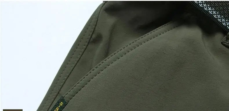 Winter Thick Pants Men Double Layer Fleece Cashmere Overalls High Quality Male Camouflage Trousers Warm Casual Cargo Pants