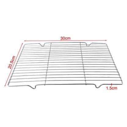 1PCS Stainless Steel Mat Net Grid Shape Rectangle Grill Grilling Mesh Net BBQ Tools Square Barbecue Net Barbecue Stove Parts
