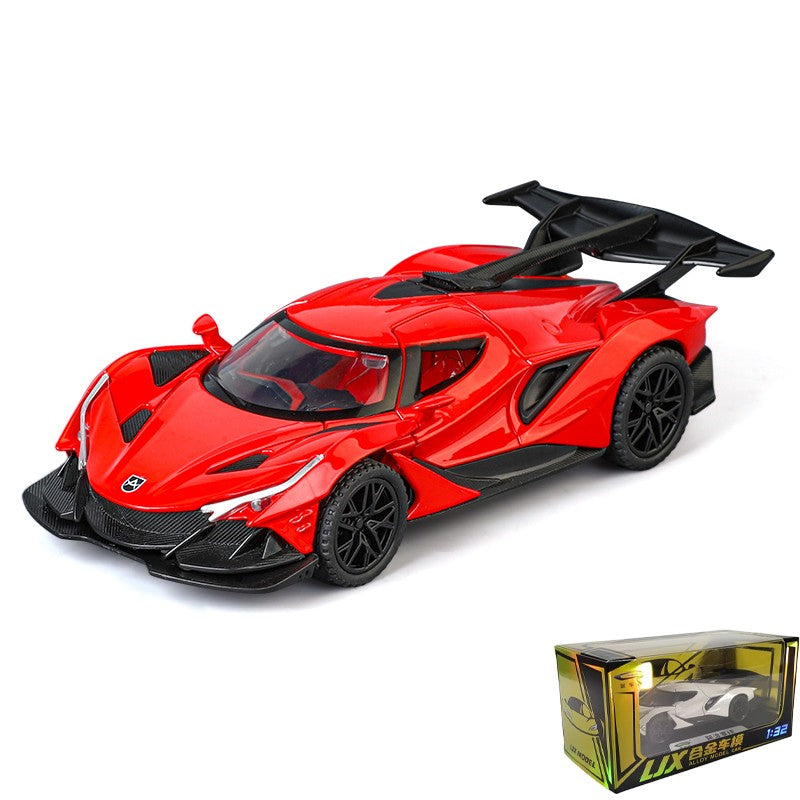 1:32 Apollo IE Miniature Vehicle Mini Alloy Diecast Model Car Metal Sound & Light Collection Hobby Children Toy Car Birthday Boy