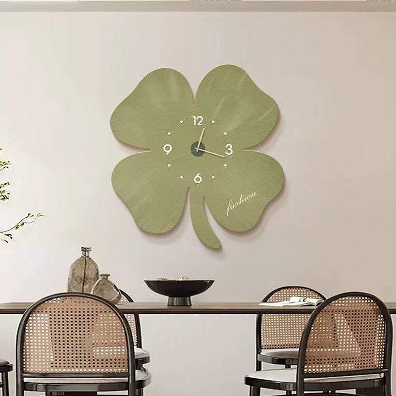Simple Flower Wall Clock Flower Shape Slient Decor Birthday Living Creative Room Home Clock Gifts