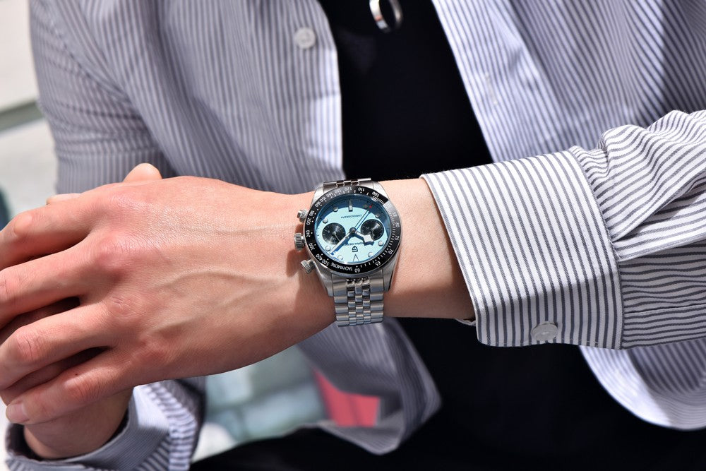 2025 New PAGANI DESIGN Panda Mens Watches Quartz Chronograph Watch For Men Gifts Man AR Sapphire Mirror Ceramic Bezel Waterproof