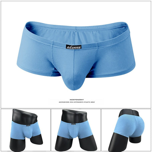 Simple, solid color, new thin Modal boxers, low waist and light boxers AD741
