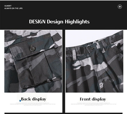 Men's Work Pants 2025 New Camouflage Pants Military Style Pants Multiple Pockets Tactical Pants Outdoor Sports Winter Pants