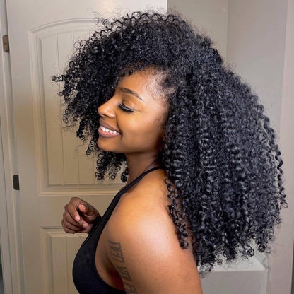12A Small Spirals Curly Crochet Human Hair Extensions Deep Pixie Curls Crochet Hair Pre Separated Knotless For Braiding Twist
